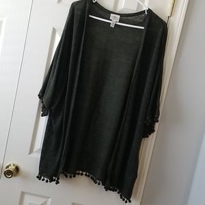 St. John's Bay hunter green kimono